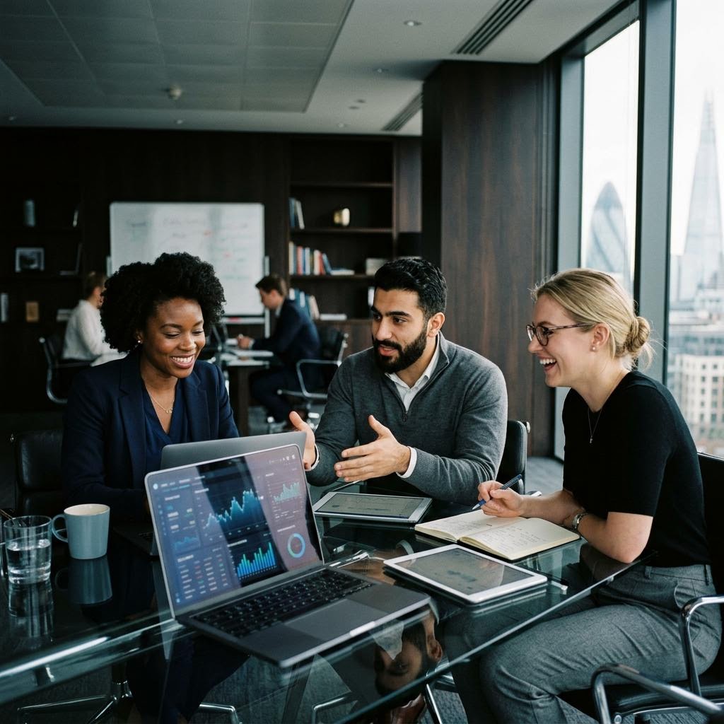 AlphaAi Analyseteam im Kontrollzentrum